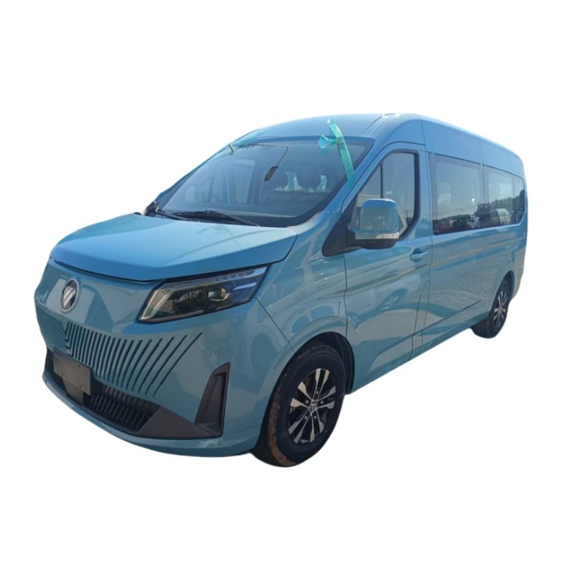China Brand New foton passenger van with 12 seats mini bus electric Manual LHD mini van in stock